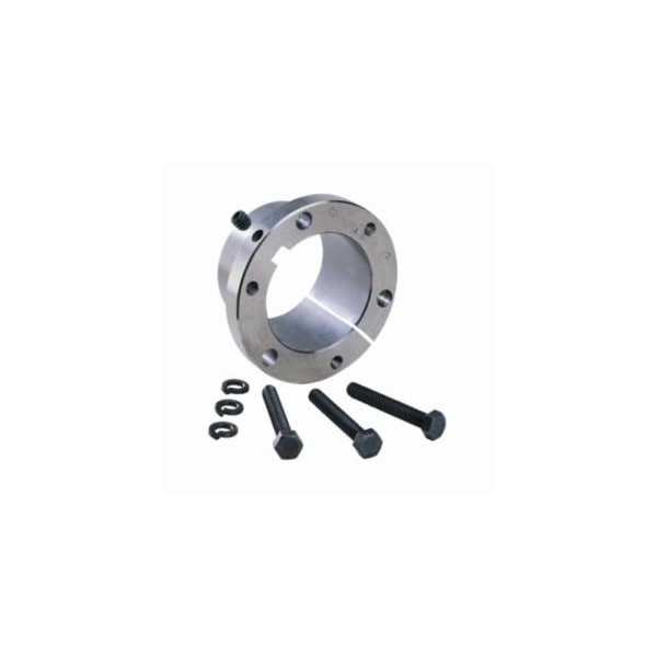 QD Bushing, 1-1/2 in Dia Bore, 2.187 in Dia Barrel, 3-3/16 in Dia Flange, 1-5/16 in OAL, Ductile Iron